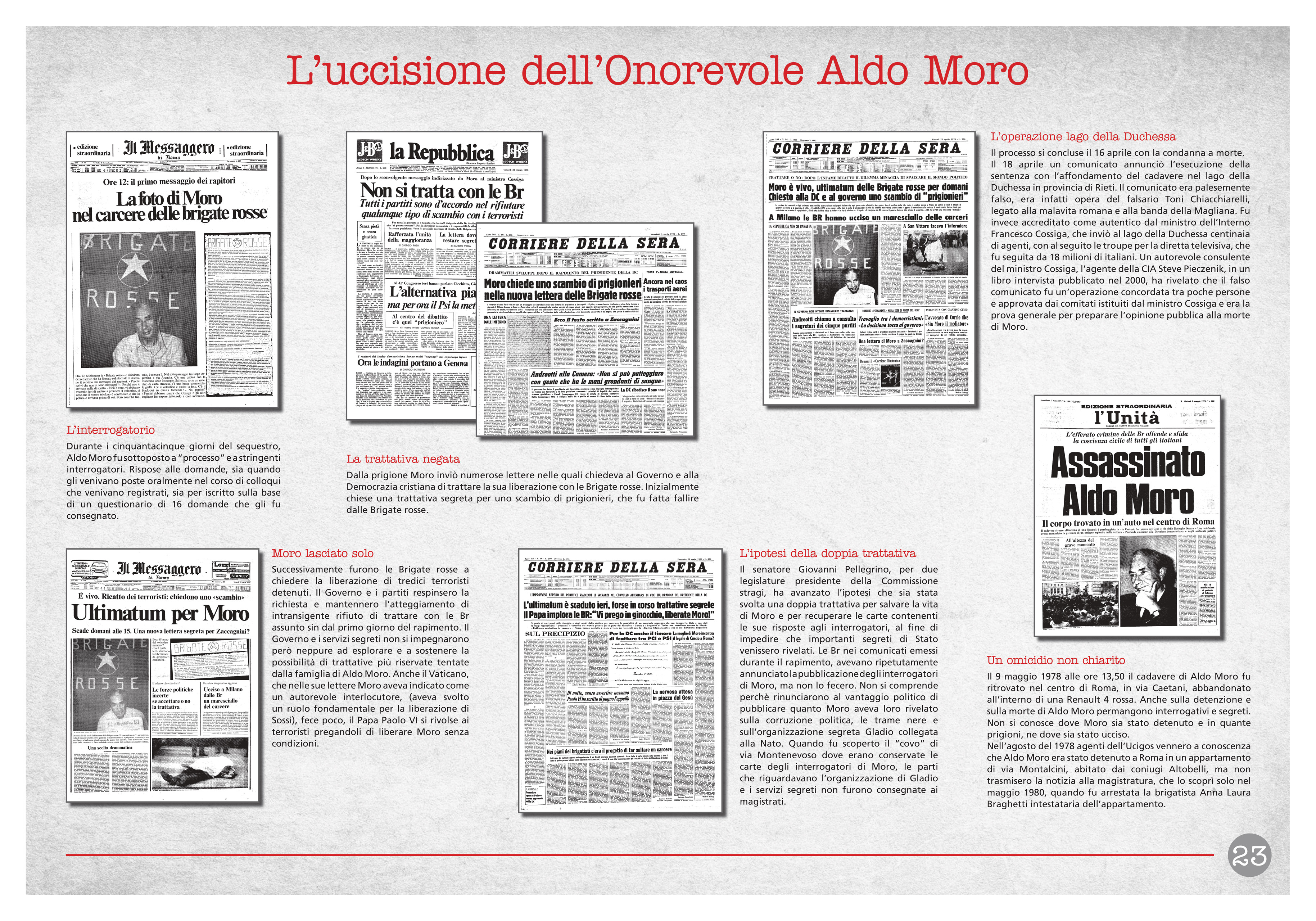 L'uccisione dell'Onorevole Aldo Moro